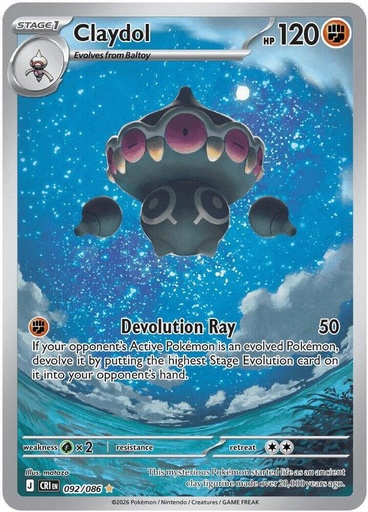 Claydol - 092/086 - ME04: Chaos Rising (CRI)