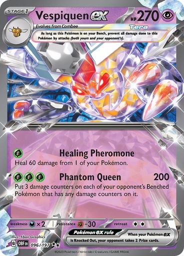 Vespiquen ex - SV03: Obsidian Flames 096/197