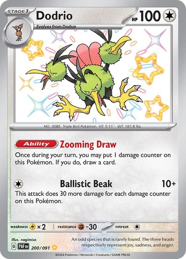 Dodrio - SV: Paldean Fates 200/091